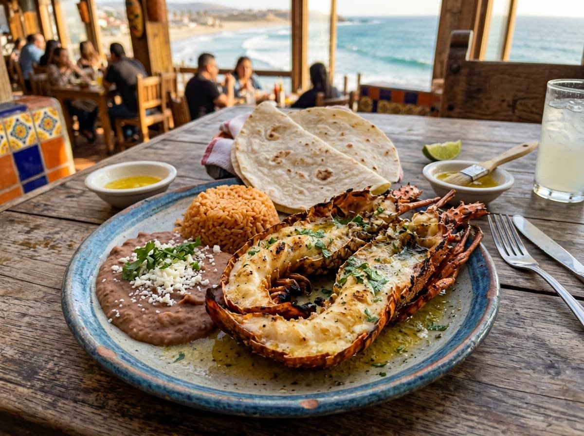 Langosta Tradicional Estilo Puerto Nuevo (Mediana)